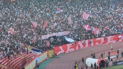 “TRENER MORA BITI ZDRAV”: Delije udarile na Stanojevića, parola i pesma za šefa struke crno-belih! (FOTO, VIDEO)