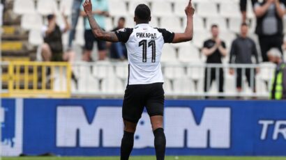 RIKARDO NE STAJE: Gomeš u centru pažnje, Natho ga podržava – Partizan ide ka pobedi uz tri gola napadača za 38 minuta! (VIDEO)