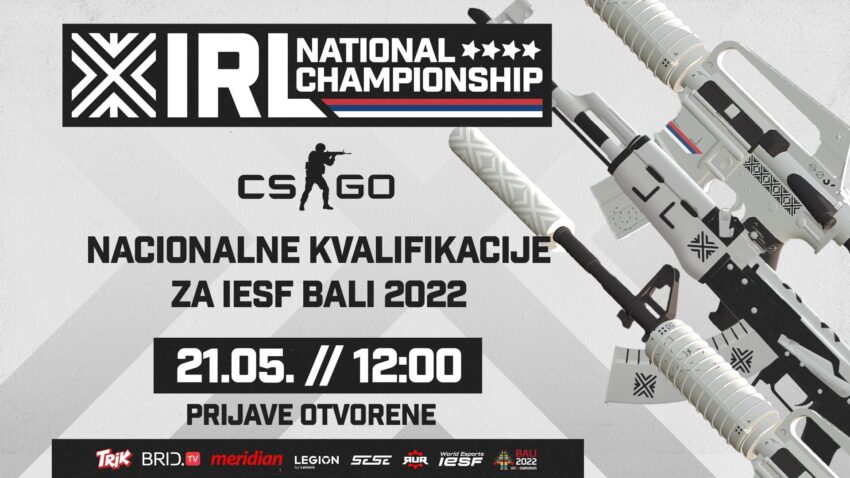 Prve nacionalne CS:GO kvalifikacije za svetski esports šampionat na Baliju - Prijave su otvorene!
