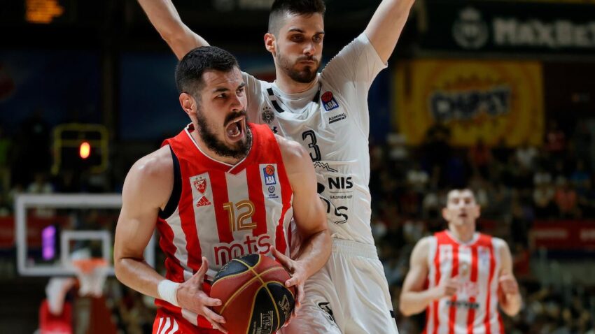 PRVA KOCKICA JE PALA NA CRVENO: Zvezda iskoristila ogromne greške Partizana i povela u finalu ABA lige!