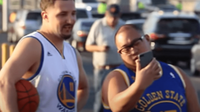 OVO JOŠ NISTE ČULI: Lažni Klej Tompson ušao na parket i šutirao, pa dobio zabranu ulaska u Čejs centar! (VIDEO)
