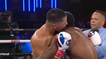 VIDI SE KO MU JE IDOL: Američki bokser pokušao da UJEDE rivala, kao nekad Tajson Holifilda! (VIDEO)