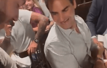 KAFANSKI SUSRET FEDERERA I NAVIJAČA: Ovo Švajcarac sigurno nije očekivao! (VIDEO)