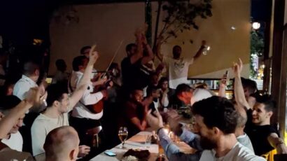 “GORI” SKADARLIJA: Zvezdaši proslavili titulu u kafani uz dobro poznate stihove! (VIDEO)