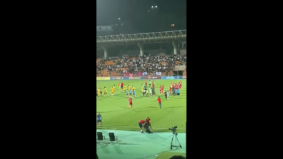 HAOS NA MEČU ZVEZDINIH RIVALA: Direktor kluba udario navijača!? (VIDEO)