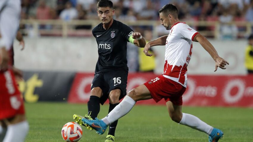 BURNO NA ČAIRU: Goleada, sukobi, penal u 95. i na kraju - remi Radničkog i Partizana! (VIDEO)
