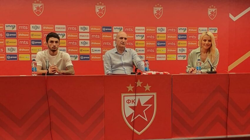 AZAROV VEĆ UPOZNAO CRVENO-BELE! Irakli potpisao, pa poručio: Marin mi je pričao o Zvezdi, Stanković je fudbalska legenda!