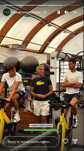 Bogdan Bogdanović i Novak Đoković
