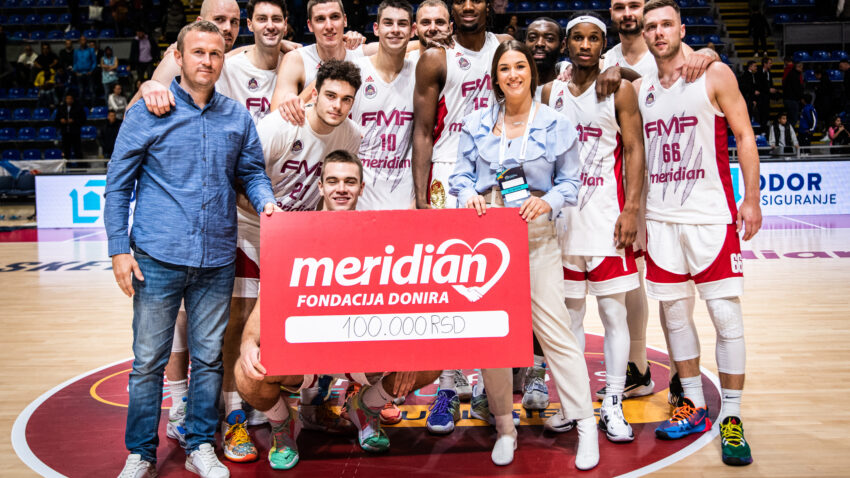 HUMANOST I SPORT KAO DOBITNA KOMBINACIJA: Meridian uručio nove donacije na BCL kvalifikacijama!