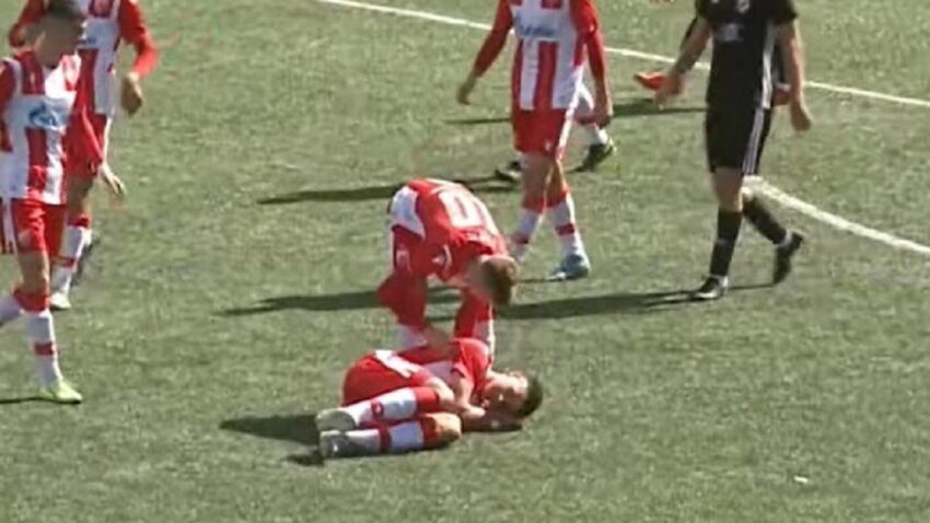 KAPITEN ZVEZDE KAO DIJABATE: Dao gol, pa proslavio u stilu napadača Partizana! (VIDEO)