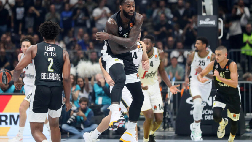 NAJBOLJI U EVROLIGI: Uprkos tri poraza, centar Partizana dominantan!