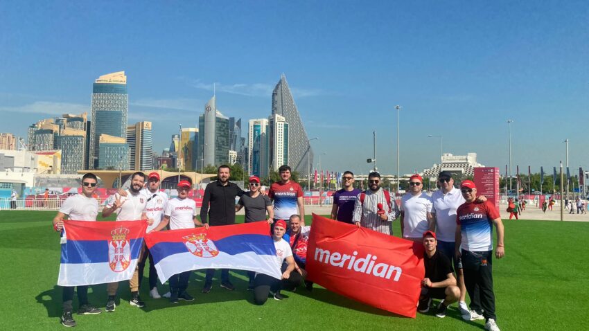 MERIDIANOV KARAVAN STIGAO U KATAR: Limeni na čelu navijača Srbije!