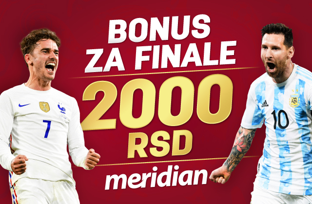 BONUS ZA VELIKO FINALE: Meridian poklanja 2.000 RSD za šampionski tiket – pogodi KO OSVAJA "BOGINJU"?