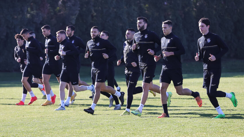 Partizan spreman za nastavak sezone: Petrić održao smotru pred pripreme