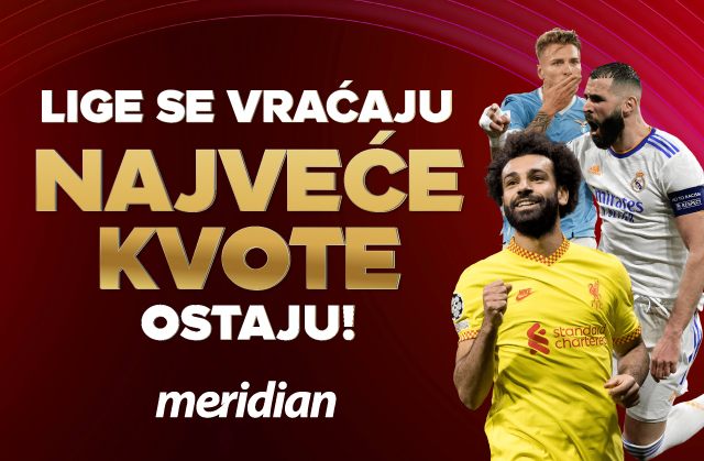 Fudbal je ponovo u modi: Tri utakmice koje NE SMETE PROPUSTITI i spektakularna ponuda u Meridianu!