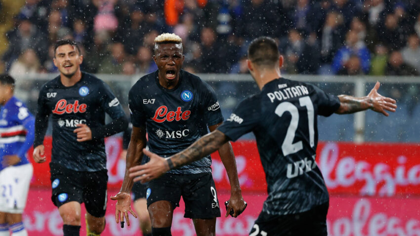 Napoli nastavio sa odličnim igrama i u Ligi šampiona, Hviča asistira, Osimen pogađa (VIDEO)