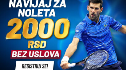 Tenis je ponovo u modi: Preuzmi bonus, igraj na Novaka i POSTANI DEO ISTORIJE!