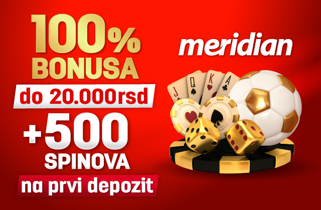 MERIDIAN PONOVO POMERA GRANICE: Uplati prvi depozit i preuzmi NIKAD VEĆI bonus!