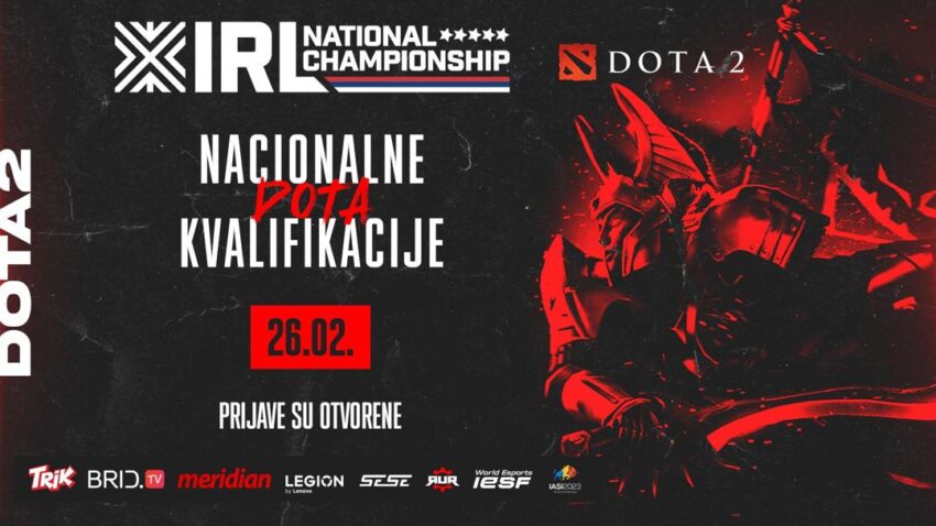 <strong>Nacionalne Dota 2 kvalifikacije za svetski IeSF šampionat 2023: Prijave su OTVORENE!</strong>