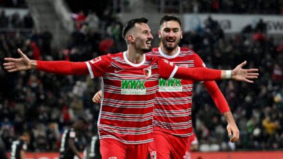 Bundesliga: Augzburg petardom pokorio Damrštat, Lajpcig ubedljiv protiv Bohuma