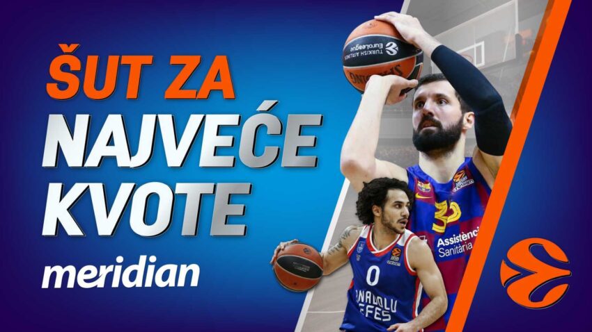 NAJVEĆA PONUDA ZA POENE IGRAČA: Isprati NBA i Evroligu uz Meridian – ČEKAJU TE NAJVEĆE KVOTE!