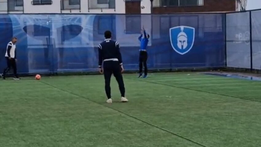 Fešta u Banjaluci: Novak i njegov tim zaigrali "kišni" fudbal (VIDEO)