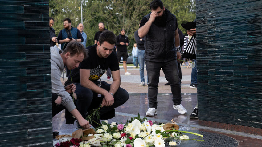 Dirljive scene ispred Arene uoči meča Partizana i Reala (VIDEO)