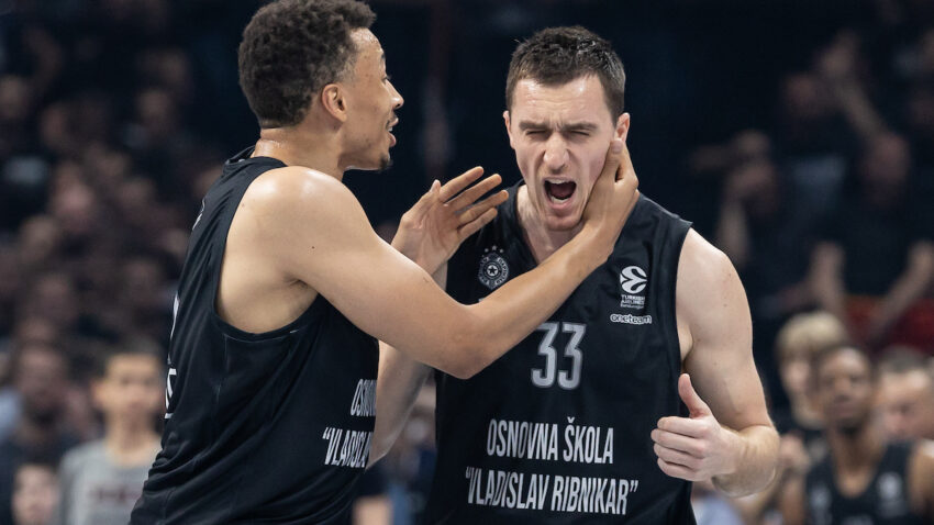 NBA akcija Partizana u režiji Anđušića i Ledeja (VIDEO)
