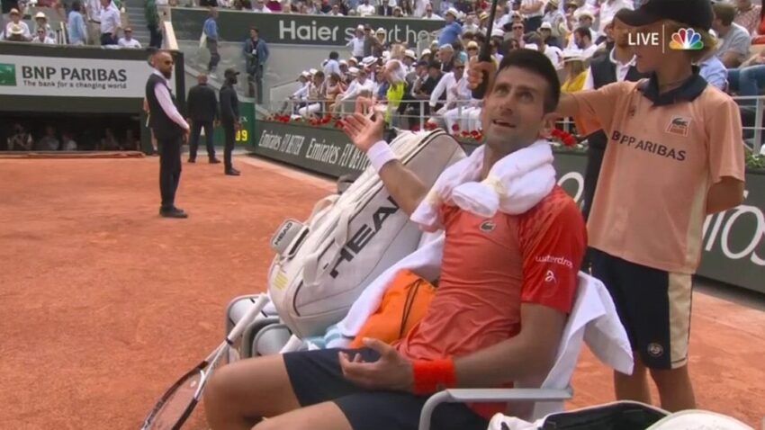 Novak pobesneo na sudiju: Čoveče, kako možeš to da nam radiš?