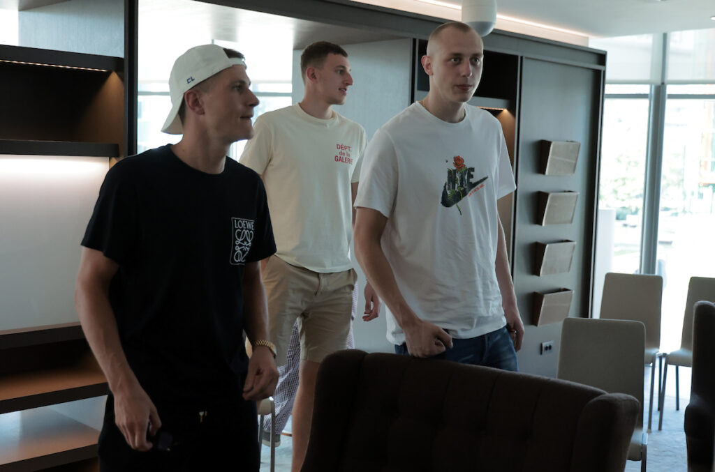 Nemanja Nedović, Nikola Jović i Alen Smailagić na okupljanju reprezentacije Srbije