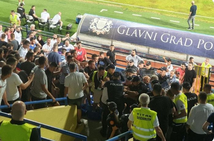 Nemile scene u Podgorici zbog Zvezdinog dresa (FOTO)