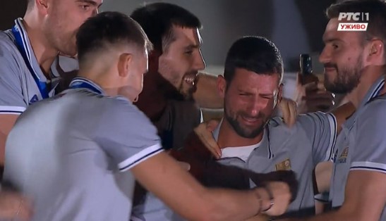 Đoković se rasplakao na balkonu: Boriša je heroj nacije, ovaj osećaj je neprocenjiv
