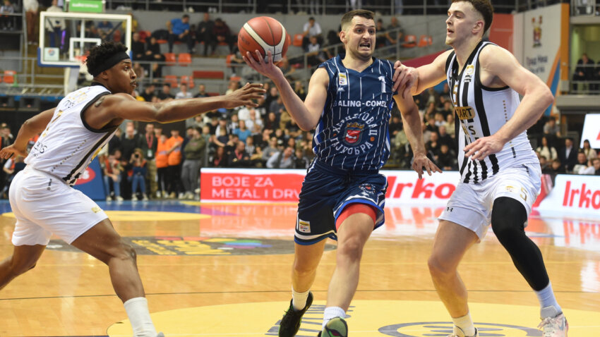 Hercegovac lavljeg srca grizao 20 minuta, Partizan rutinski čekirao kartu za polufinale