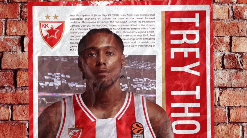 Zvanično: Trej Tompkins u Crvenoj zvezdi Meridianbet