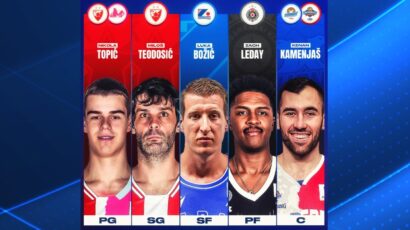 Teodosić, Topić i Ledej u idealnoj petorci ABA lige