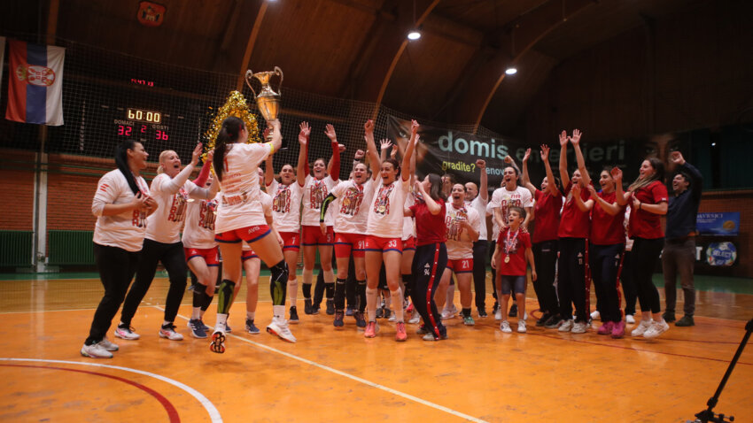 Rukometašice Crvene zvezde osvojile prvu titulu u istoriji