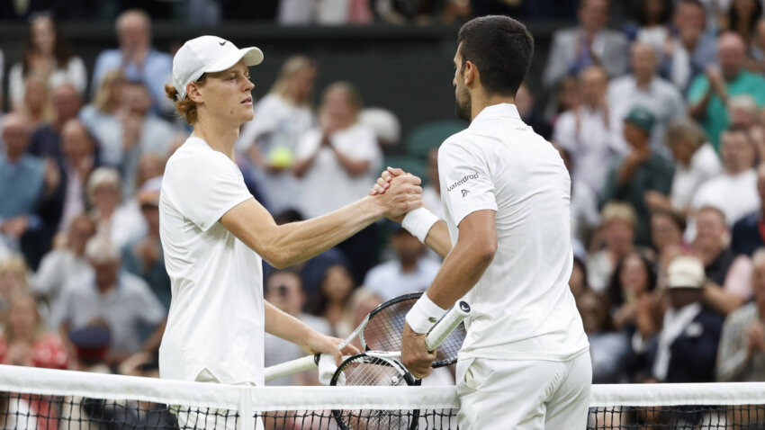 Siner slavio u trening meču protiv Đokovića, Novak se kretao bez problema