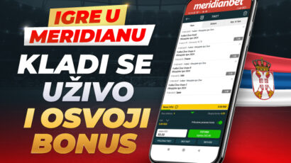 Spektakularne igre u Meridianu: Kladi se UŽIVO i osvoji 5.000 dinara bonusa!