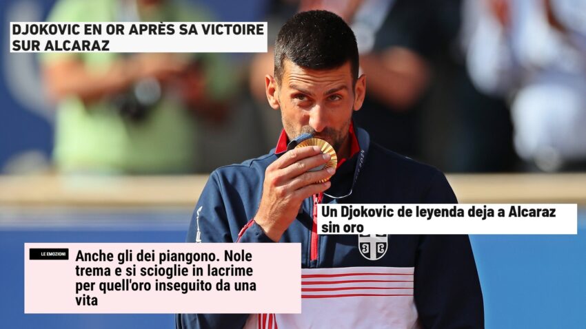 "I bogovi plaču", "Ni nebo mu više nije granica" - kako svet piše o zlatnom Novaku