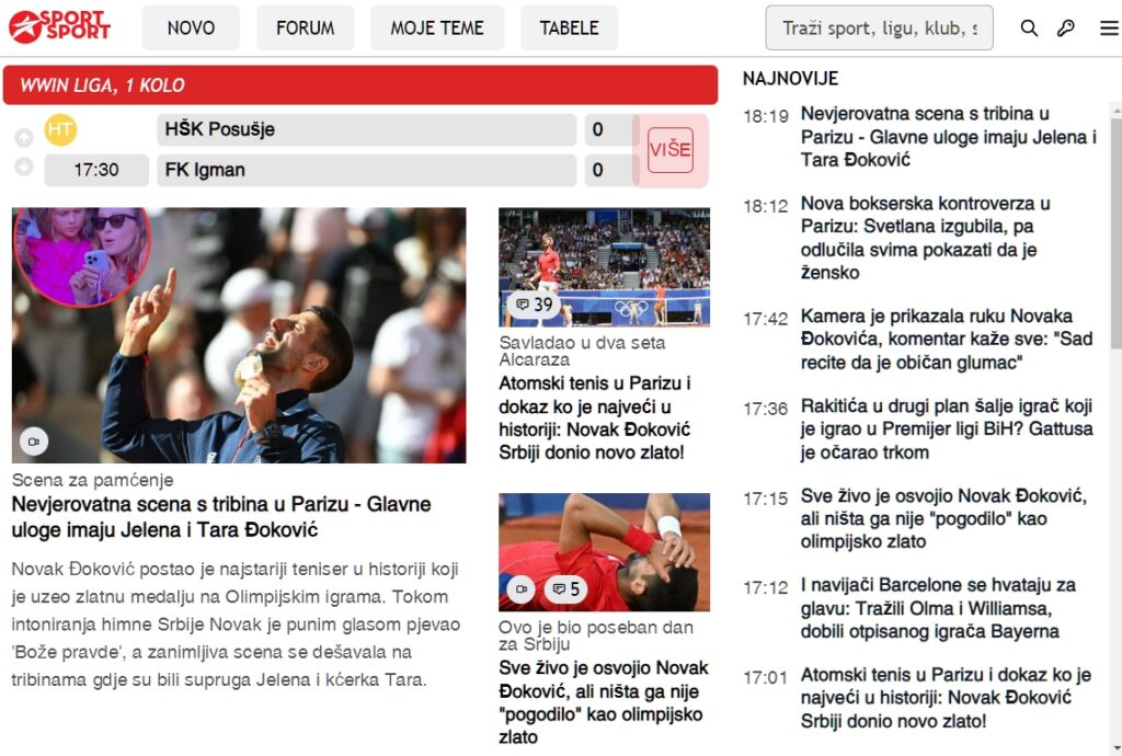 Balkanski mediji o uspehu Novaka: Makedonci nemaju dilemu, Hrvatima zanimljivo psovanje, Slovencima suze u fokusu (FOTO) 8 Screenshot 7