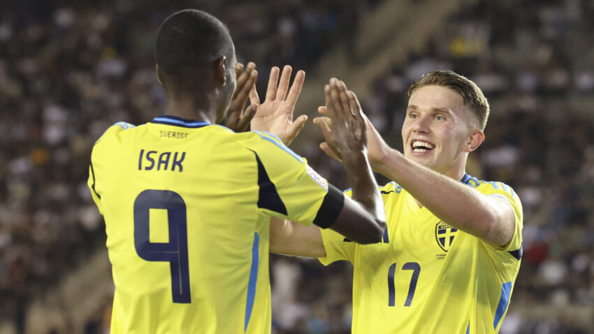 Švedska ima strašan tandem - Isak i Đekereš vodili glavnu reč u Bakuu