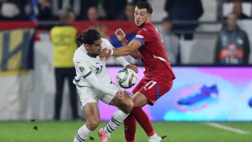 Prvi gol Srbije u Ligi nacija - autogol Švajcaraca (VIDEO)