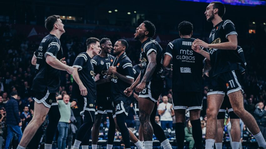 Partizan pobedu nad Olimpijakosom "proslavio" na treningu, crno-beli dobro pamte Split