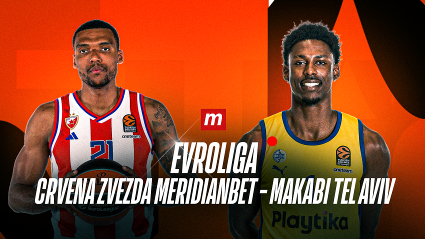 UŽIVO: Crvena zvezda Meridianbet - Makabi Tel Aviv