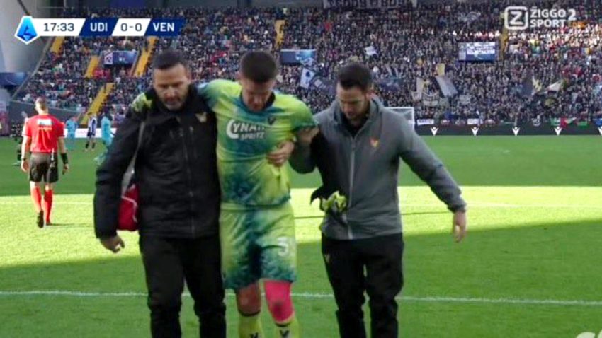 Venecija u problemu, Filip Stanković u bolovima napustio teren - sumnja se na tešku povredu
