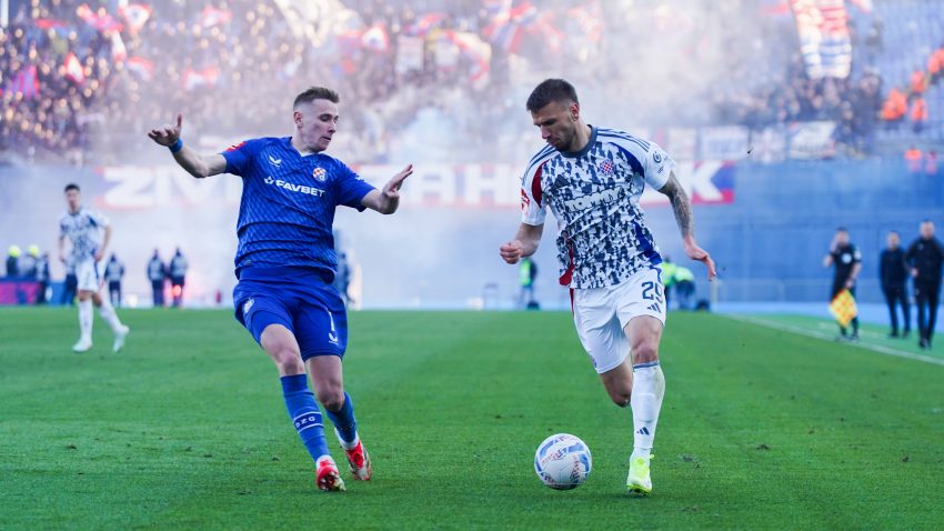 U Hrvatskoj ništa novo: Hajduk ni posle 20 godina neće osvojiti titulu, Dinamo na Poljudu stavio ruku na pehar