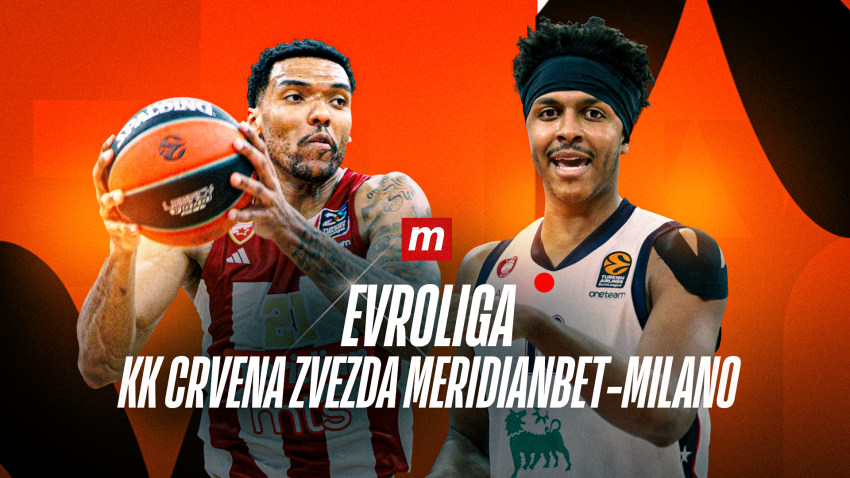 KRAJ: Crvena zvezda Meridianbet - Olimpija Milano 80:82