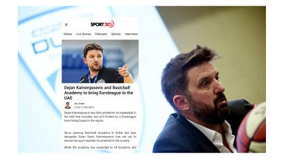 Kamenjaševiću 2016. godine niko nije verovao da će uvesti Dubai u Evroligu: Otac bi bio ponosan na mene, jer ako se potvrdi – biće to revolucionarno!