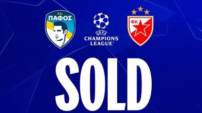 Euforija na Kipru zbog Zvezde: Pafos rasprodao stadion tri dana pre utakmice