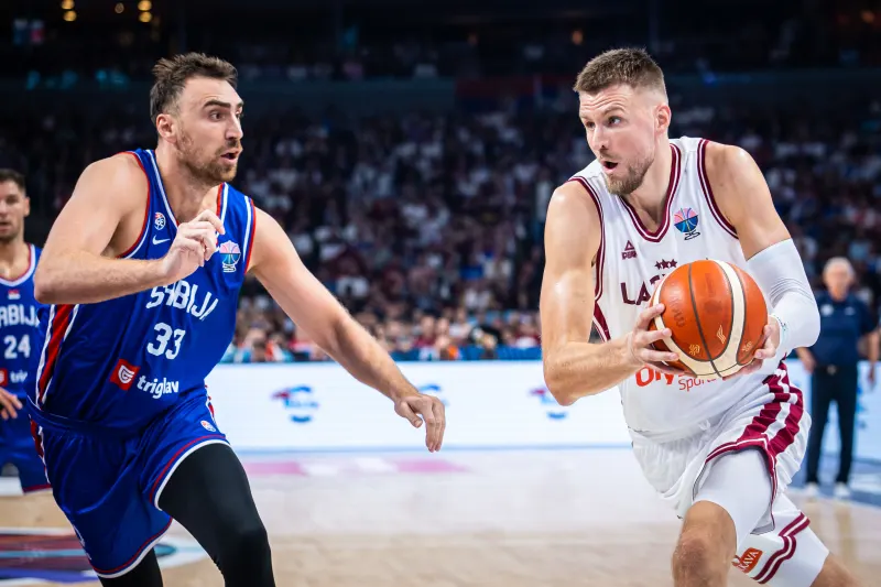 UŽIVO: Letonija - Srbija 4 Porzingis5